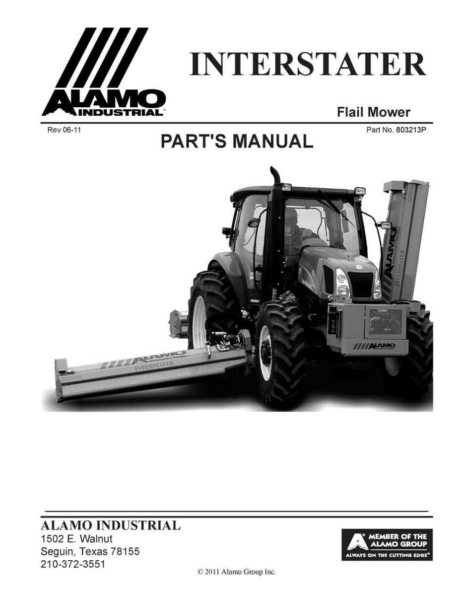 alamo flail mower parts diagram