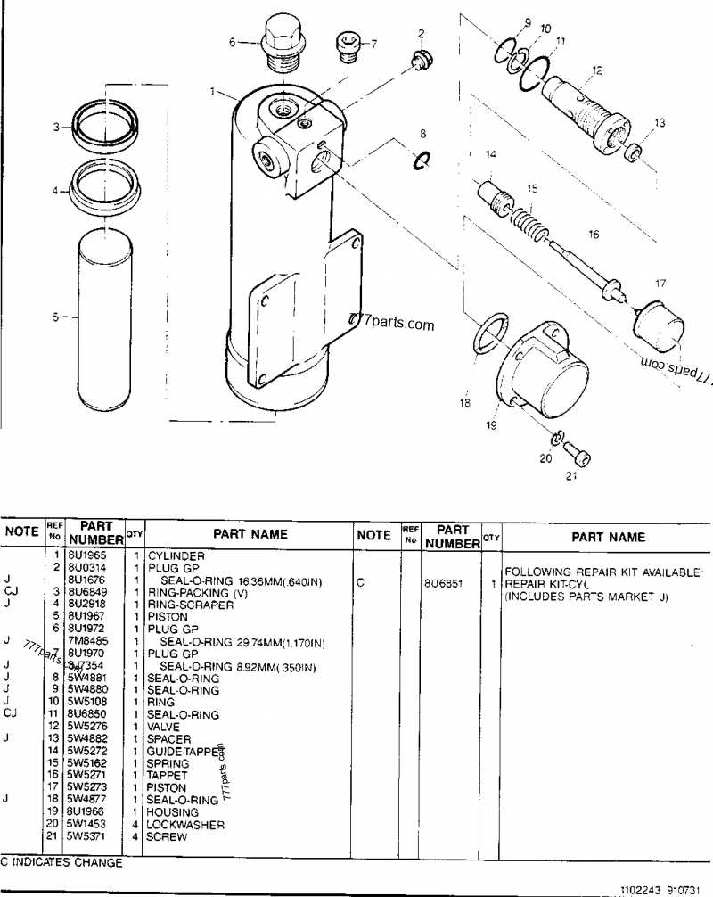 allied floor jack parts diagram