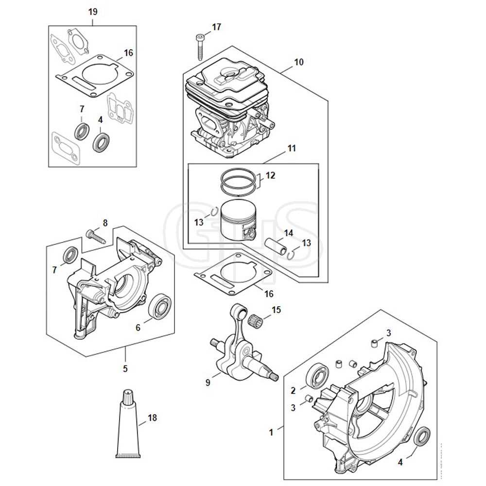 stihl spare parts diagrams