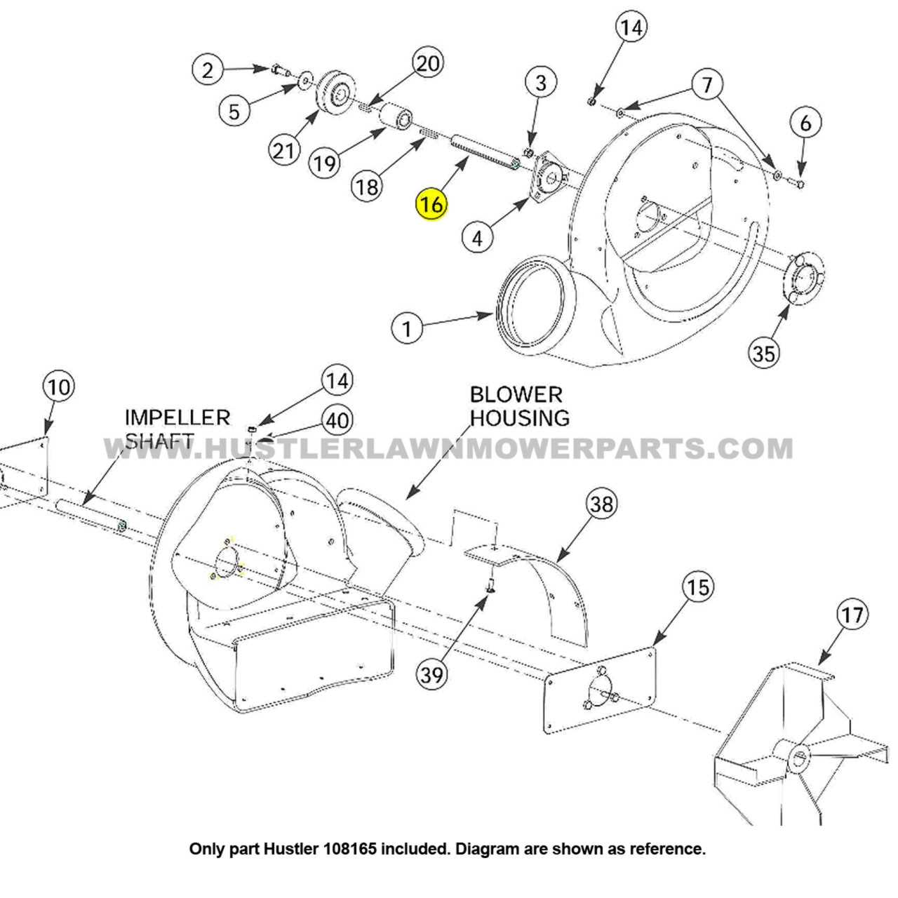 troy bilt blower parts diagram