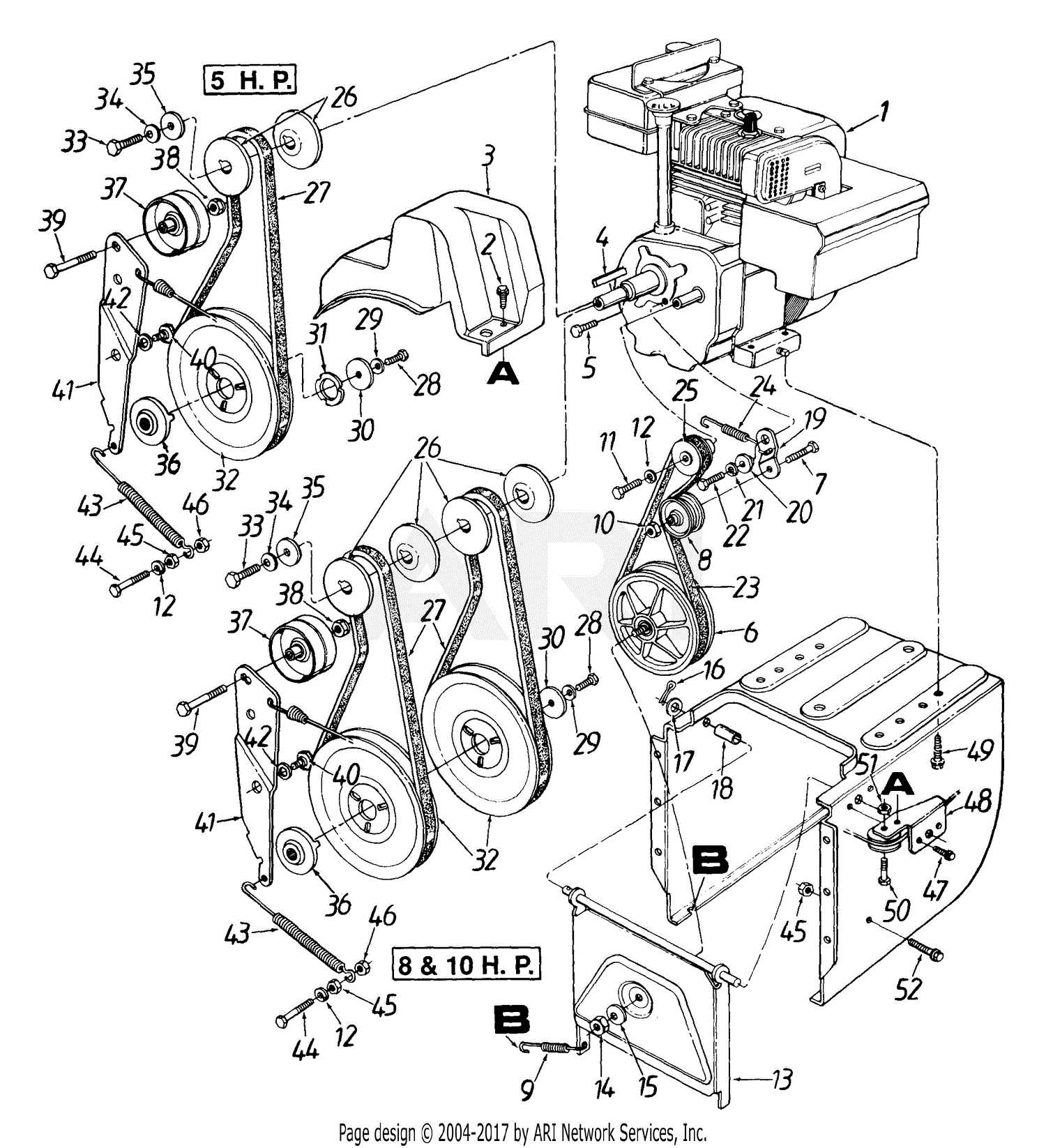 mtd engine parts diagram