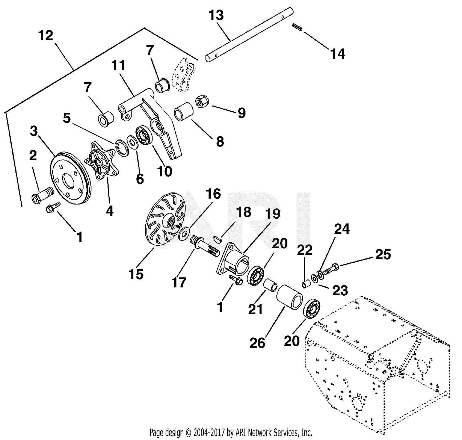 ariens snow thrower parts diagrams