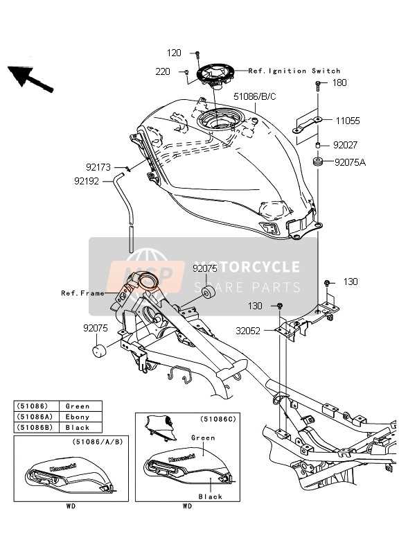 kawasaki ninja 250r parts diagram