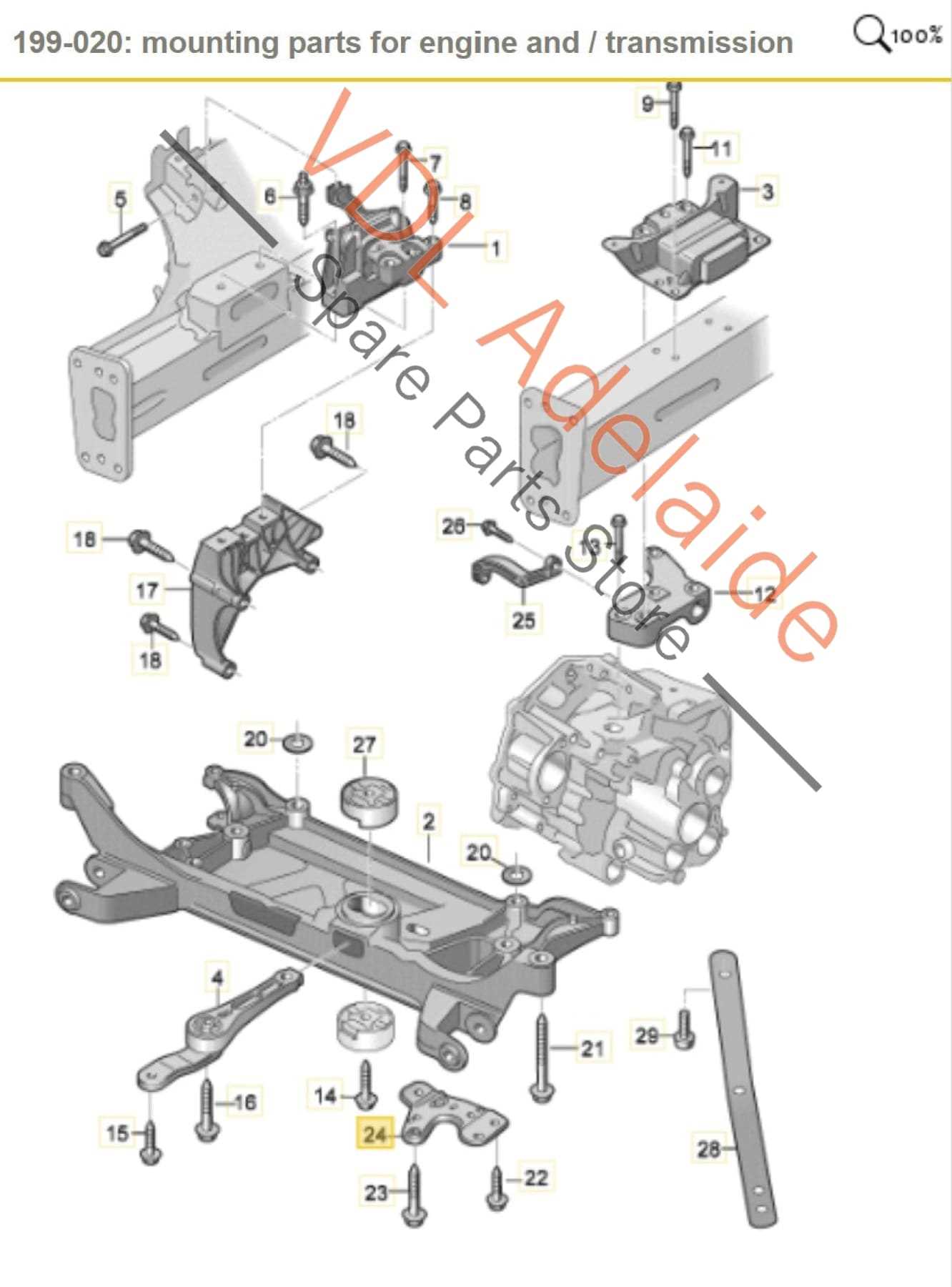 audi tt parts diagram