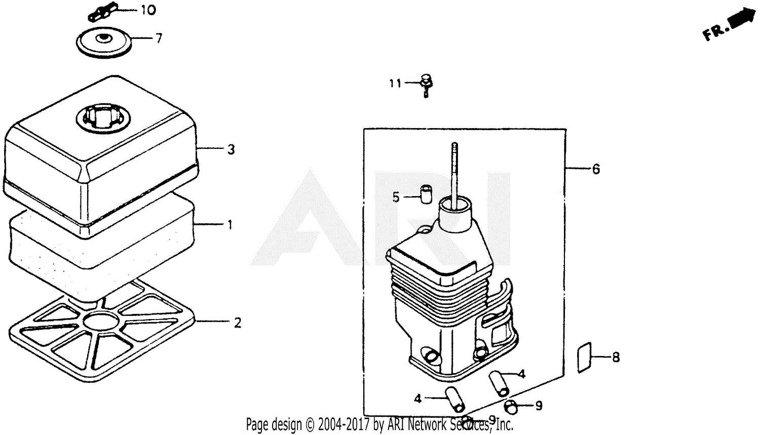 honda gx120 water pump parts diagram