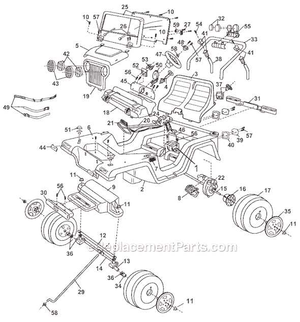 jeep oem parts diagram