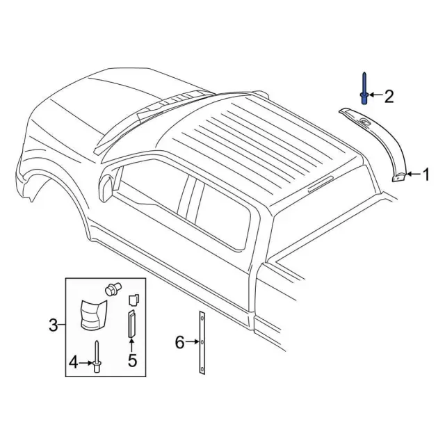 2011 ford f150 body parts diagram