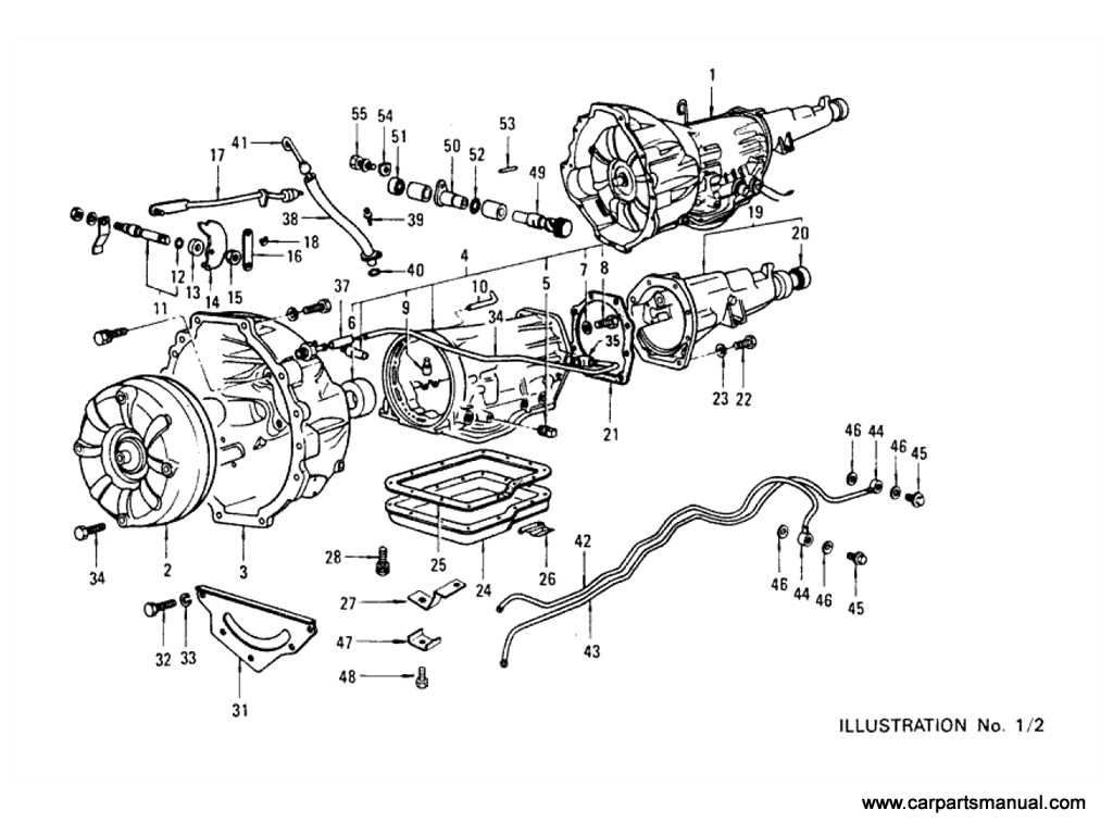 automatic transmission parts diagram