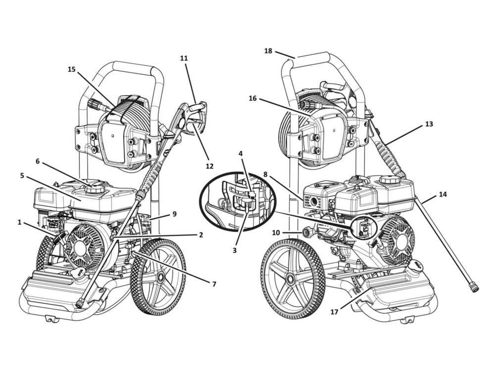 ryobi 3000 psi pressure washer parts diagram