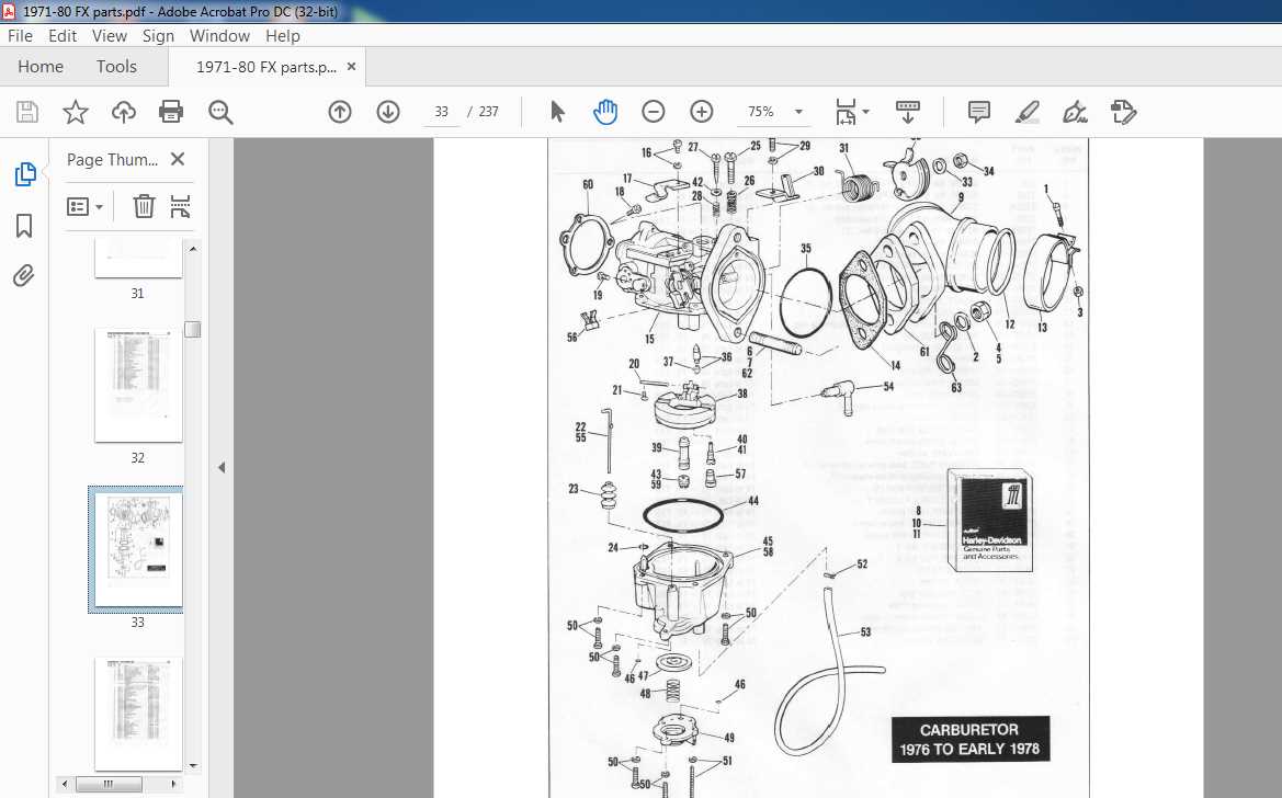 harley parts diagram