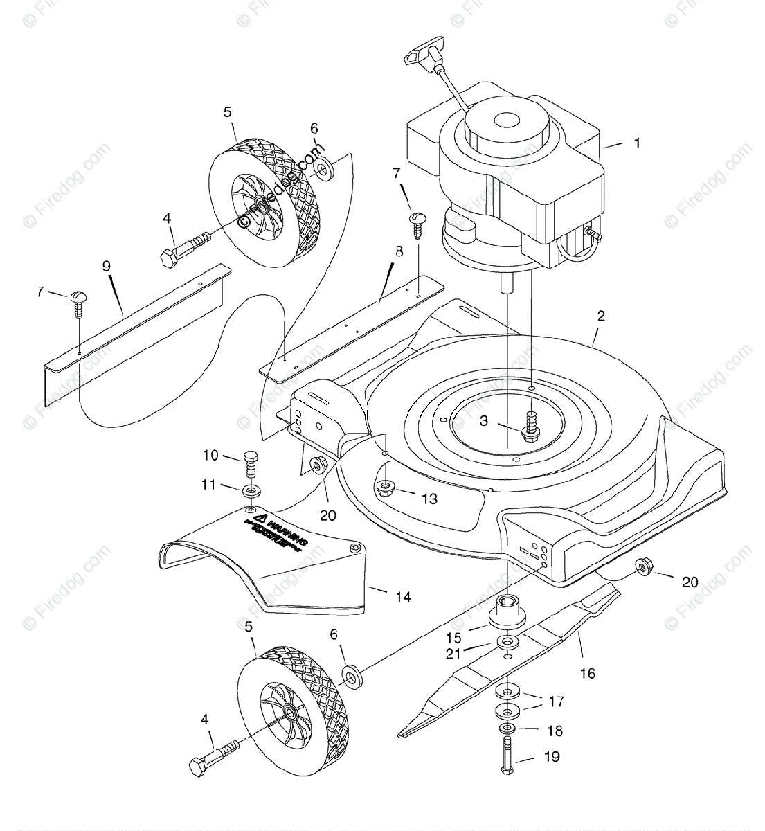 lawn mower briggs and stratton parts diagram