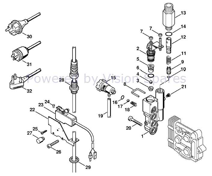 pressure washer diagram parts