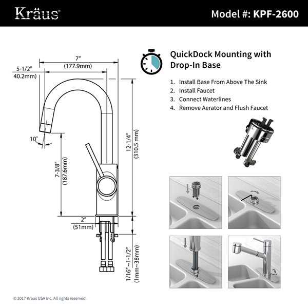 kraus faucet parts diagram