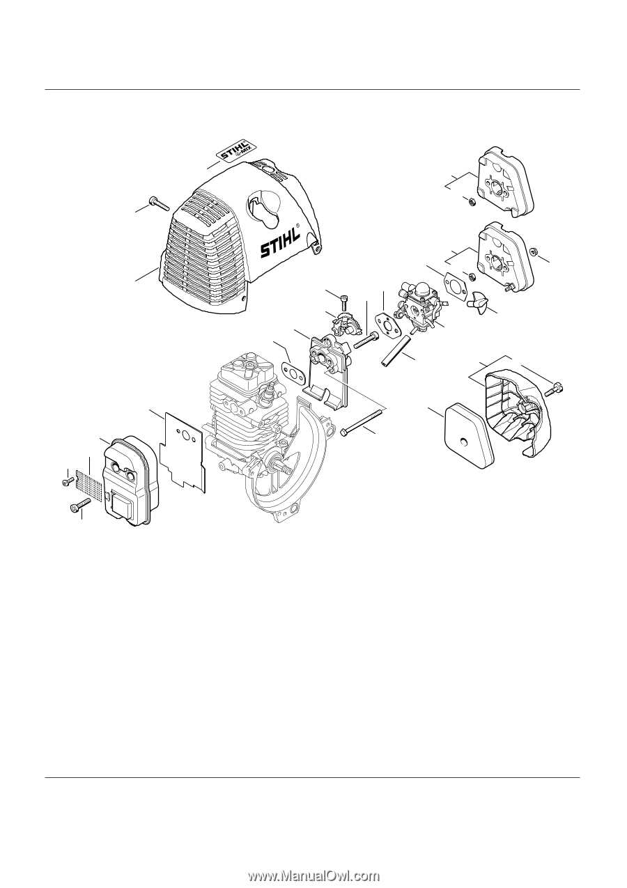 stihl fs100rx parts diagram