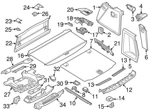 bmw x3 body parts diagram