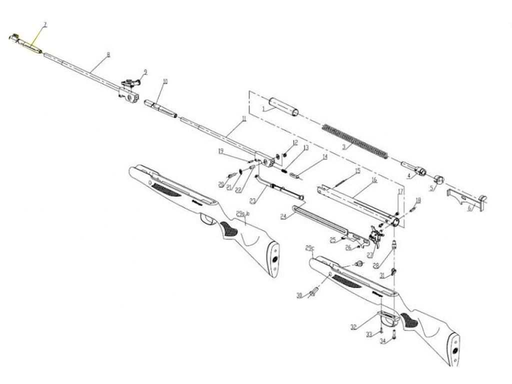 beretta a400 parts diagram