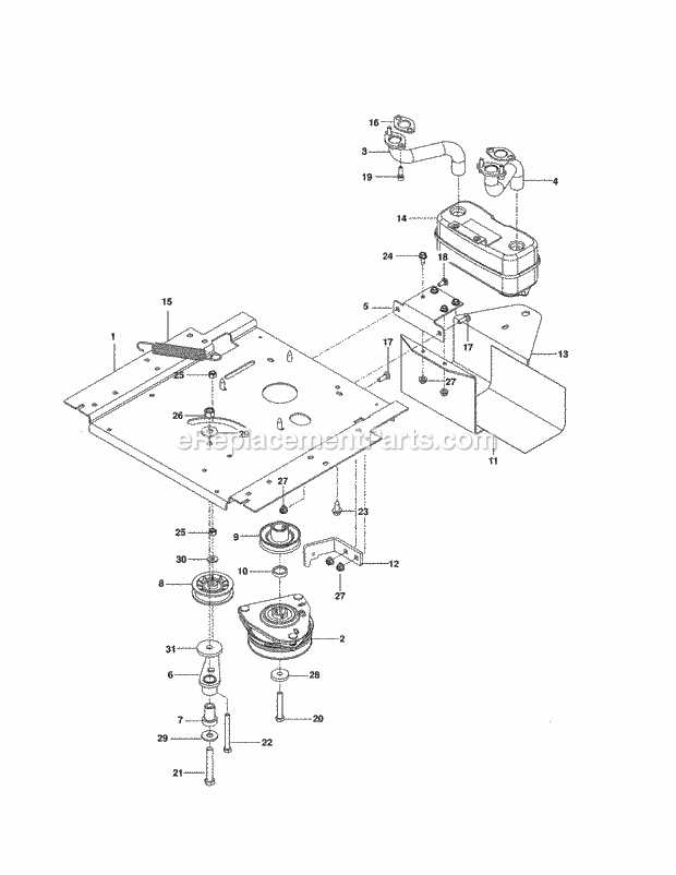 craftsman m140 parts diagram