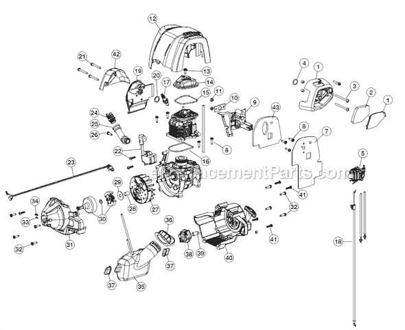 troy bilt weed eater parts diagram