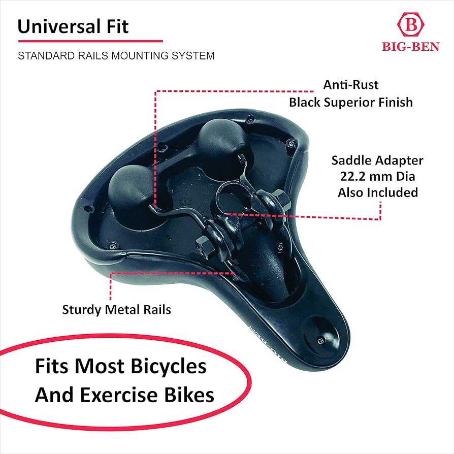 bicycle seat parts diagram