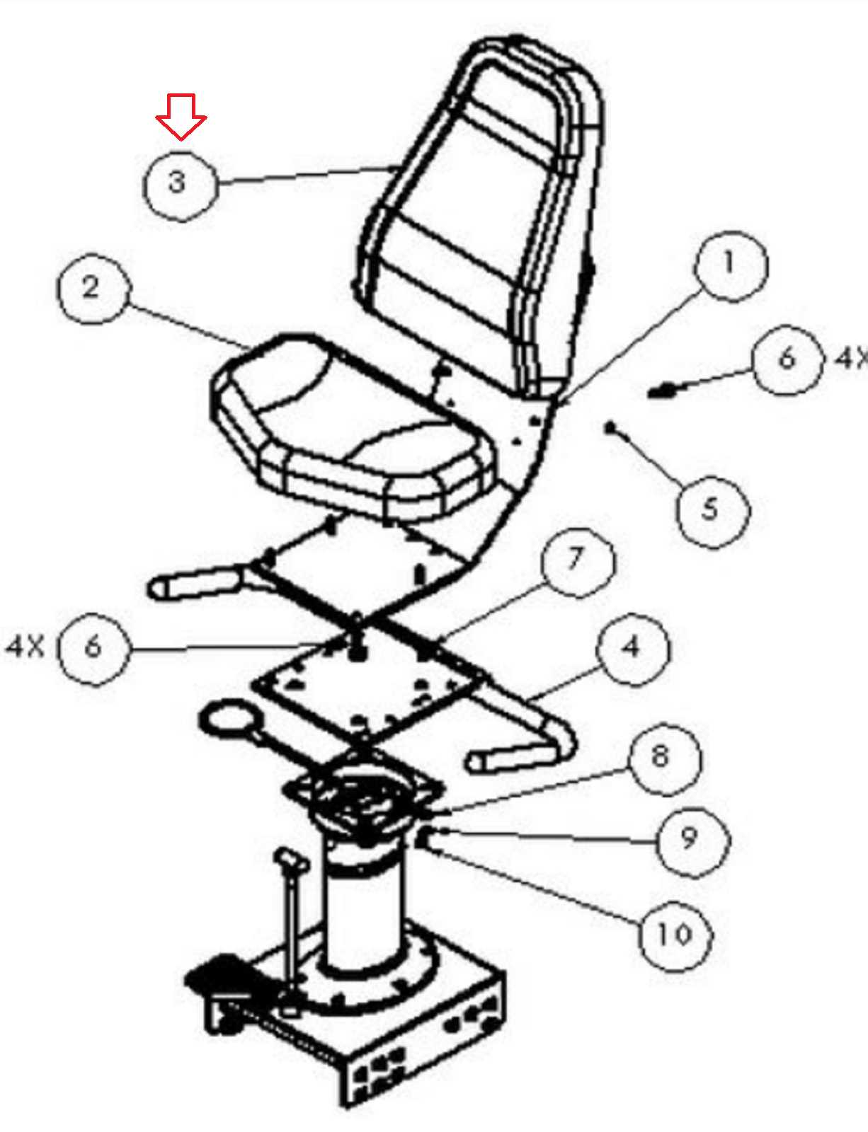 bicycle seat parts diagram