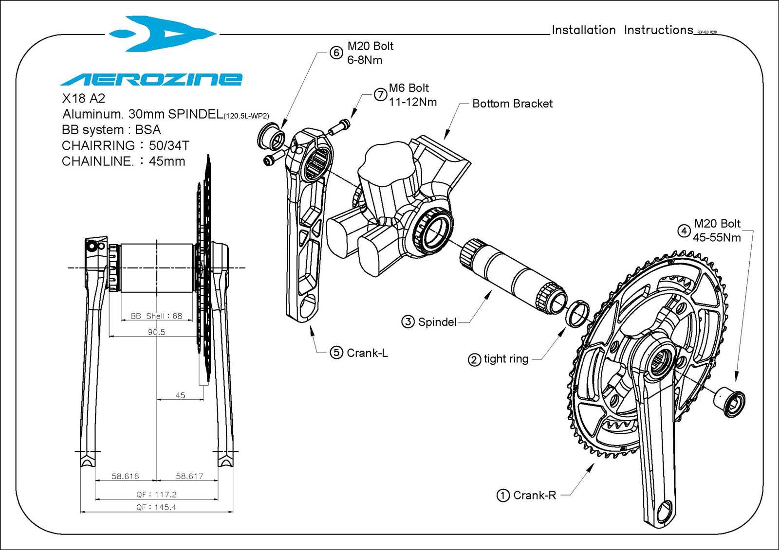 bike pedal parts diagram