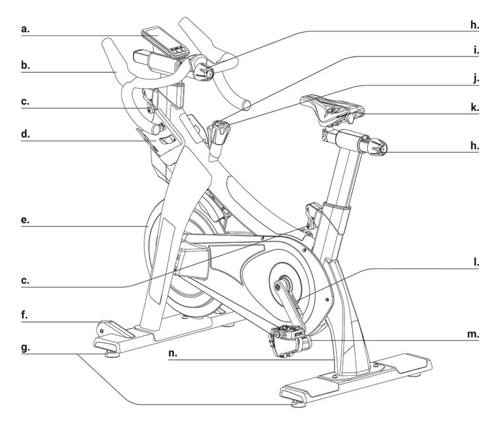 bike pedal parts diagram