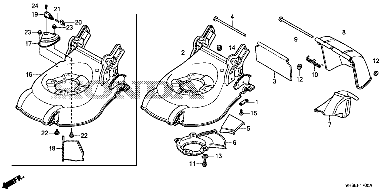 honda hrm215 parts diagram