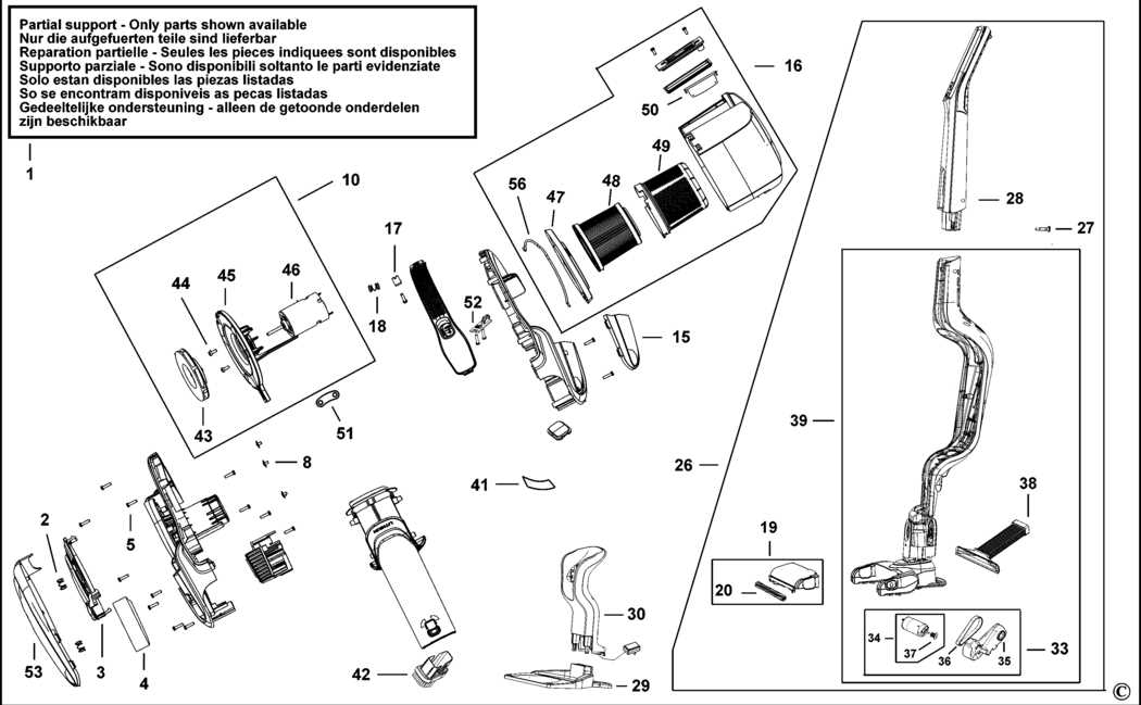 bissell crosswave cordless max parts diagram