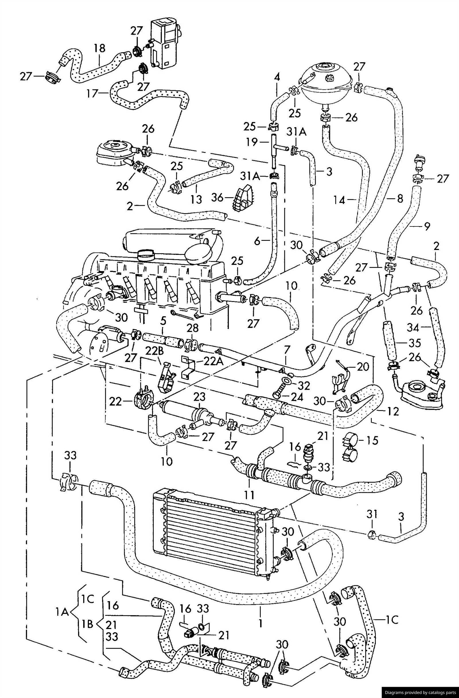 vw 2.0 tdi engine parts diagram