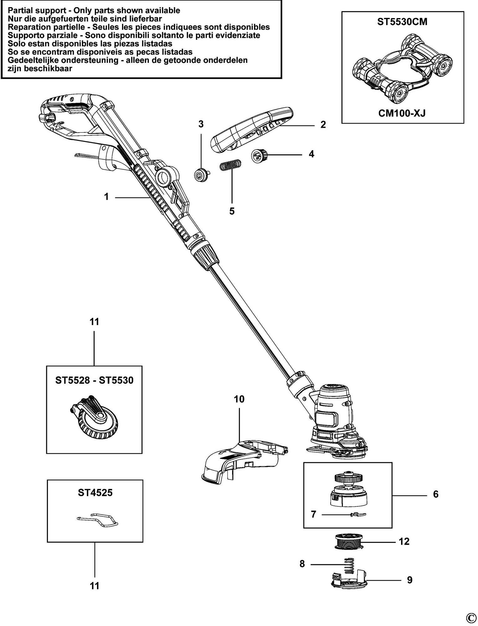 black and decker grass hog parts diagram