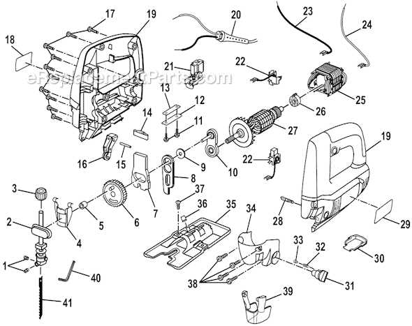 ryobi jigsaw parts diagram