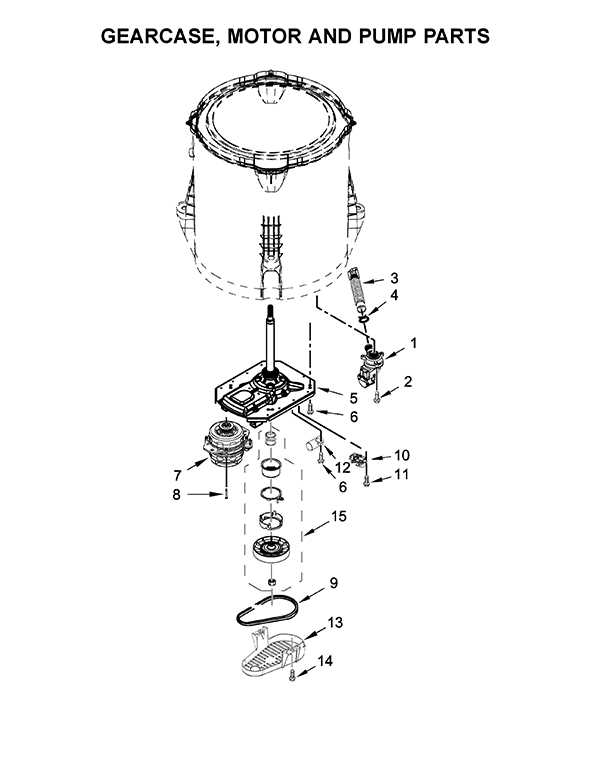 kenmore series 100 washer parts diagram