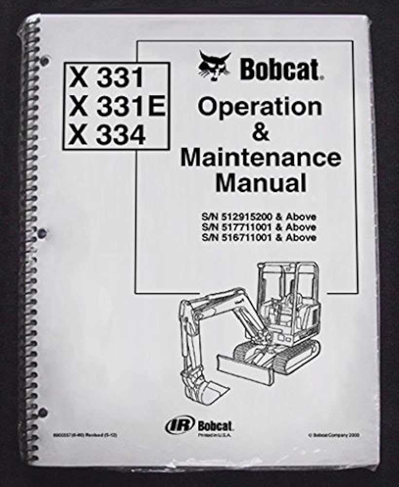 bobcat 334 parts diagram