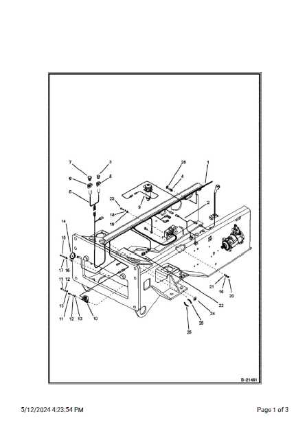 bobcat 463 parts diagram