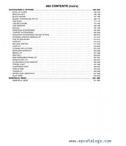 bobcat 463 parts diagram