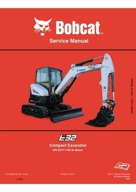 bobcat e32 parts diagram