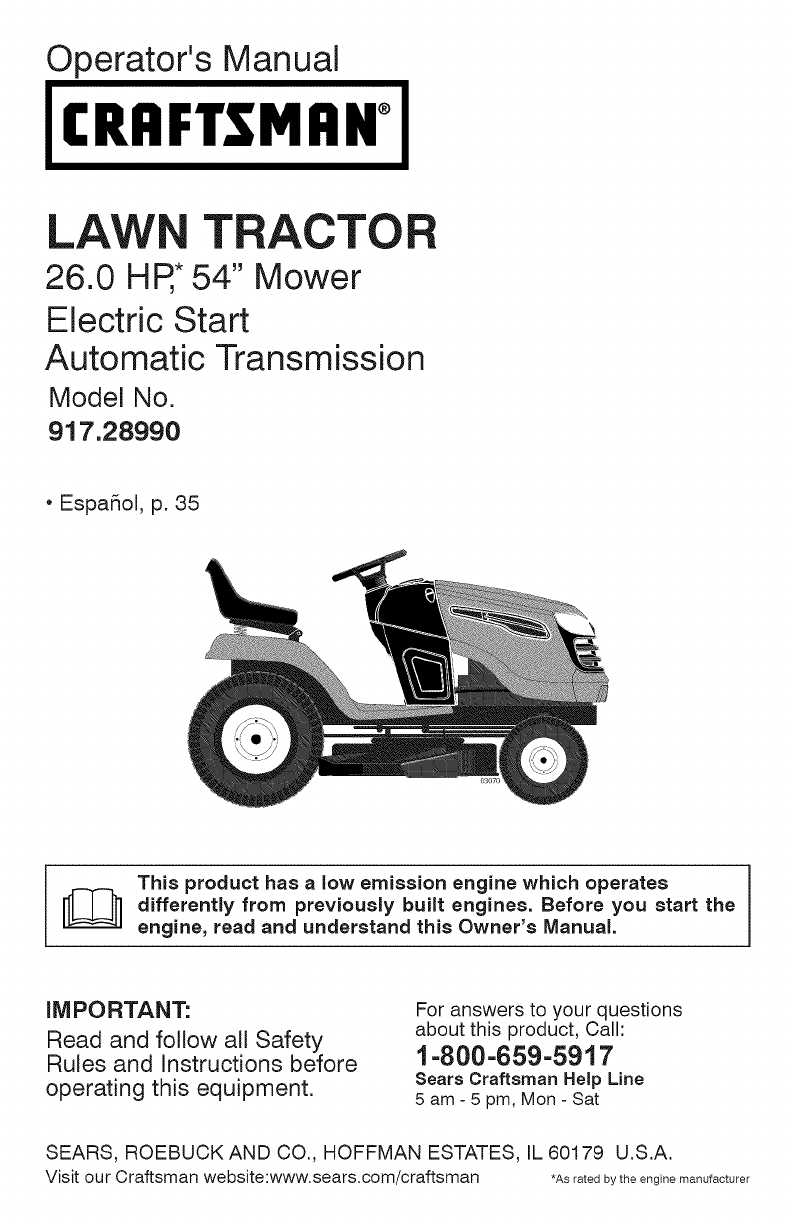 craftsman electric lawn mower parts diagram