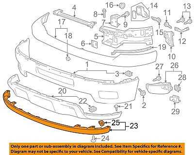 body part chevy silverado oem parts diagram