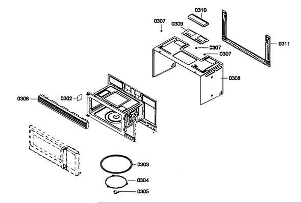 bosch microwave parts diagram