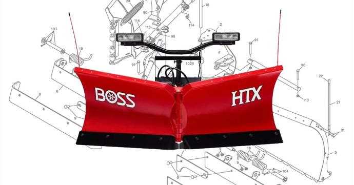 boss snow plow parts diagram