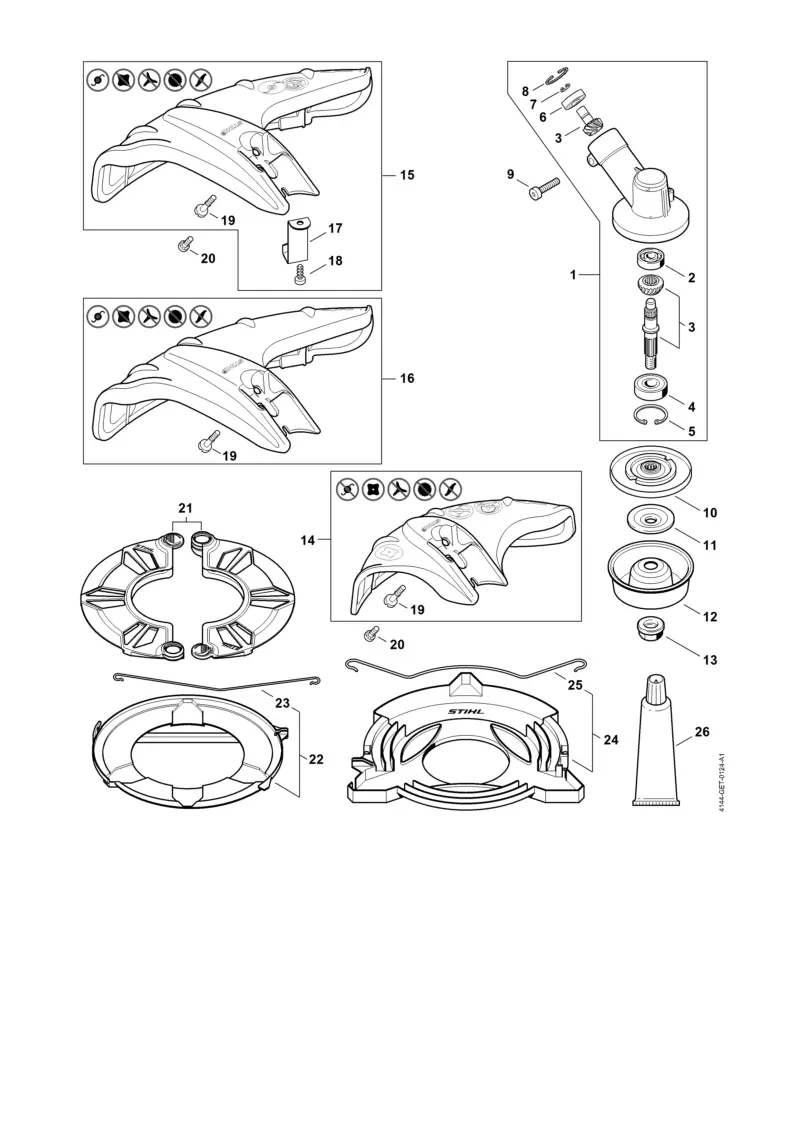 stihl fs 280 parts diagram