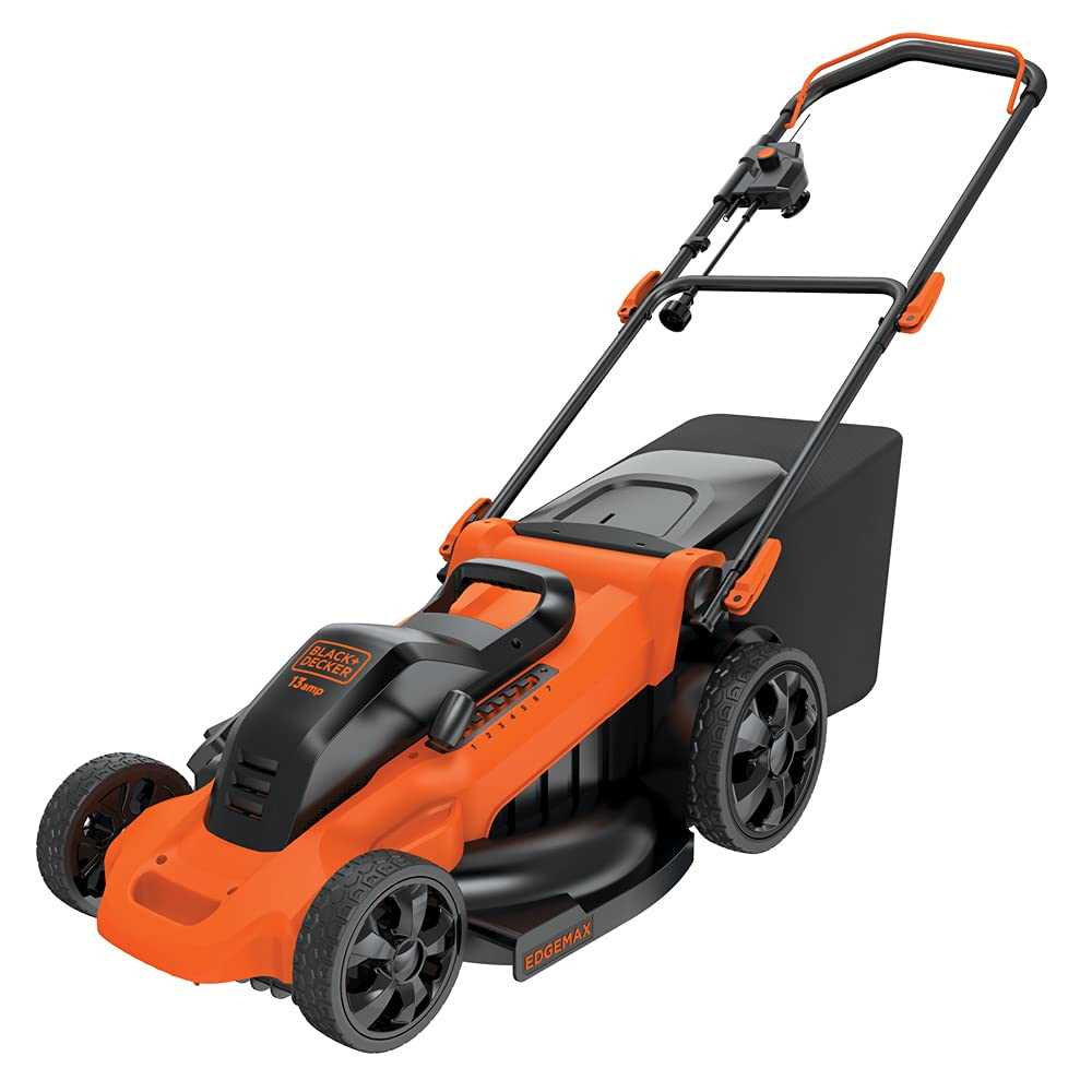 black and decker electric mower parts diagram