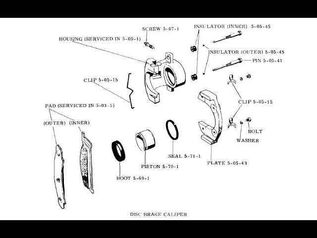 brake caliper parts diagram