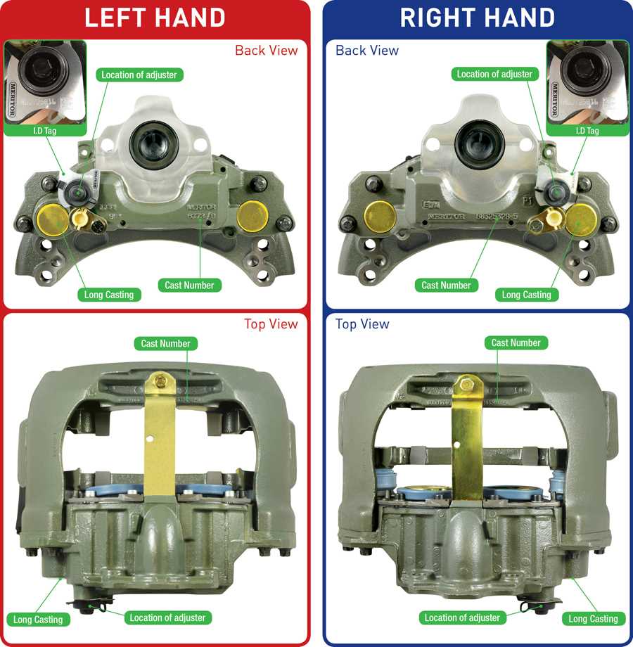 brake caliper parts diagram