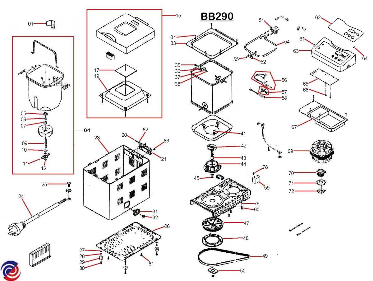 breville bov845bss parts diagram