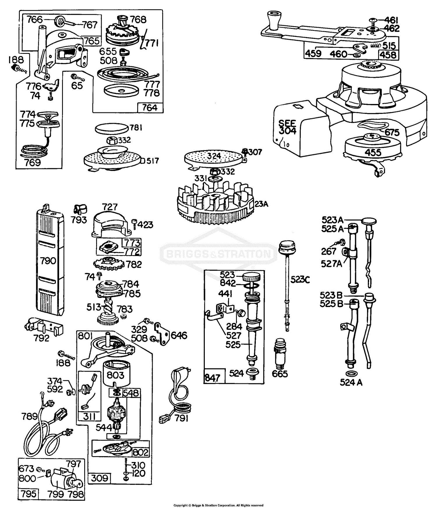 briggs and stratton 1450 snow series parts diagram