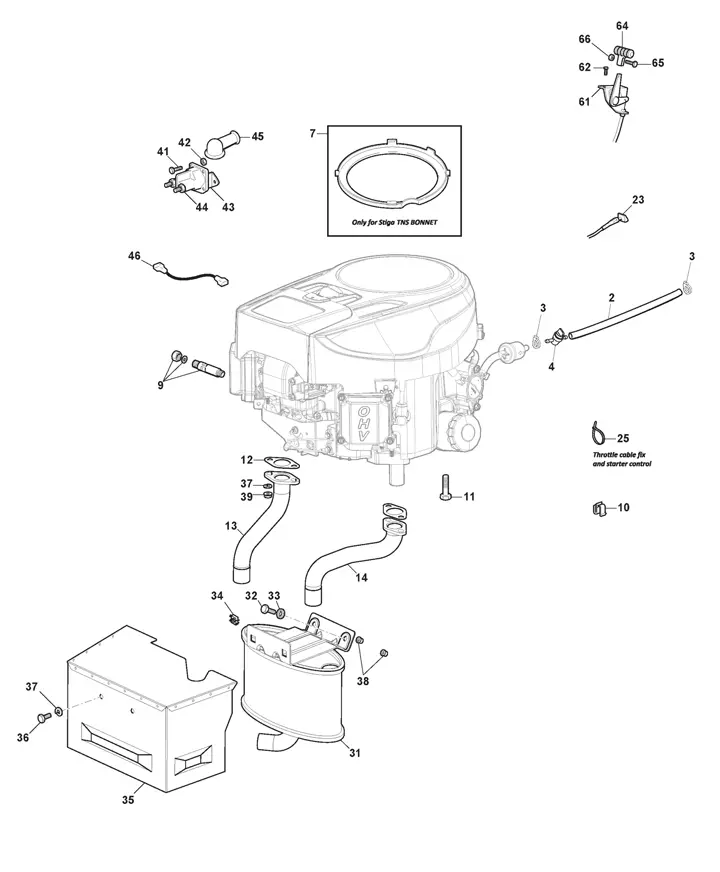 briggs and stratton 17.5 hp engine parts diagram