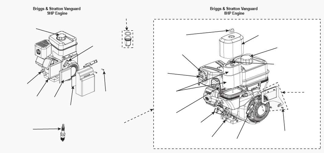 briggs and stratton 6.5 hp engine vertical shaft parts diagram