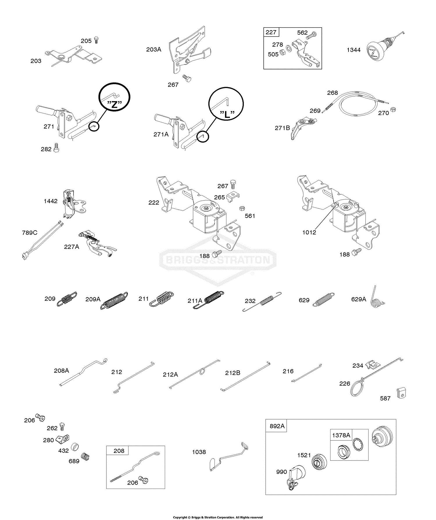 briggs and stratton 6.5 hp engine vertical shaft parts diagram