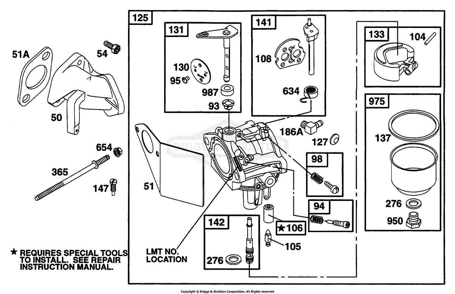 briggs and stratton professional series 175cc parts diagram